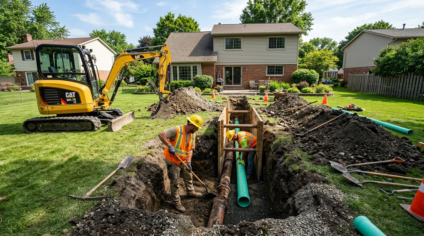 Sewer Line Replacement in Matthews, NC